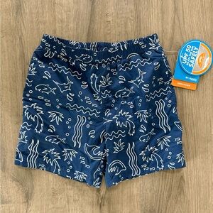 Columbia NWT Kids Blue Ocean Print Shorts